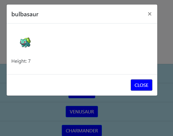 Screenshot of PokeDex